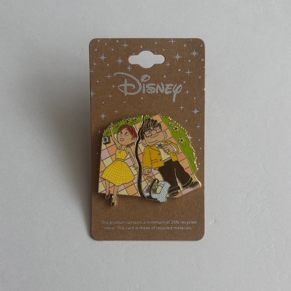 Disney Pixar Movie Up Carl & Ellie Picnic Enamel Pin Set - BoxLunch Exclusive